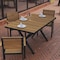 Flash Furniture Natural/Gray 59in x 35.5in Cross Frame Patio Table SB-TB288-NAT-GG - alternate 8